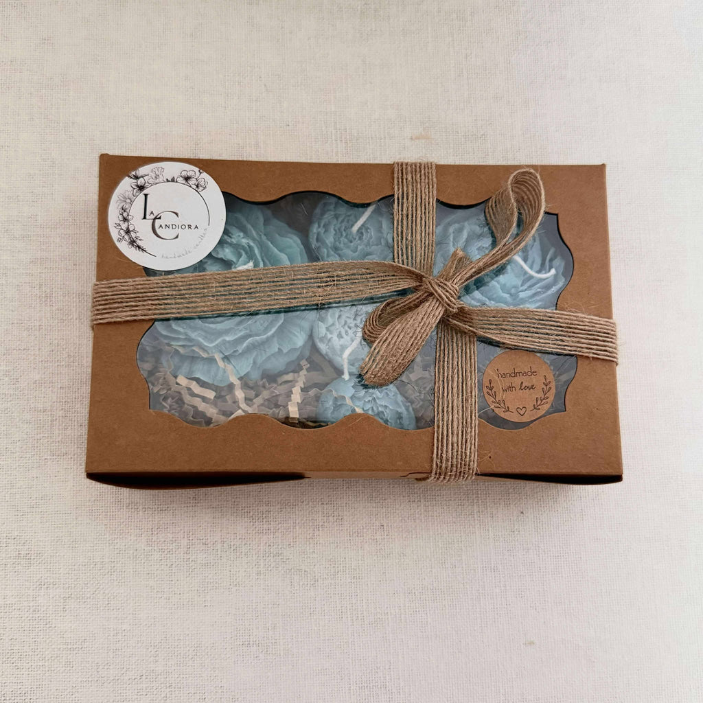 Peony & Candle Delight Turquoise