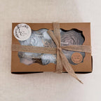 Peony & Candle Delight Blue and Brown