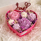 Roze hart met deksel (groot)